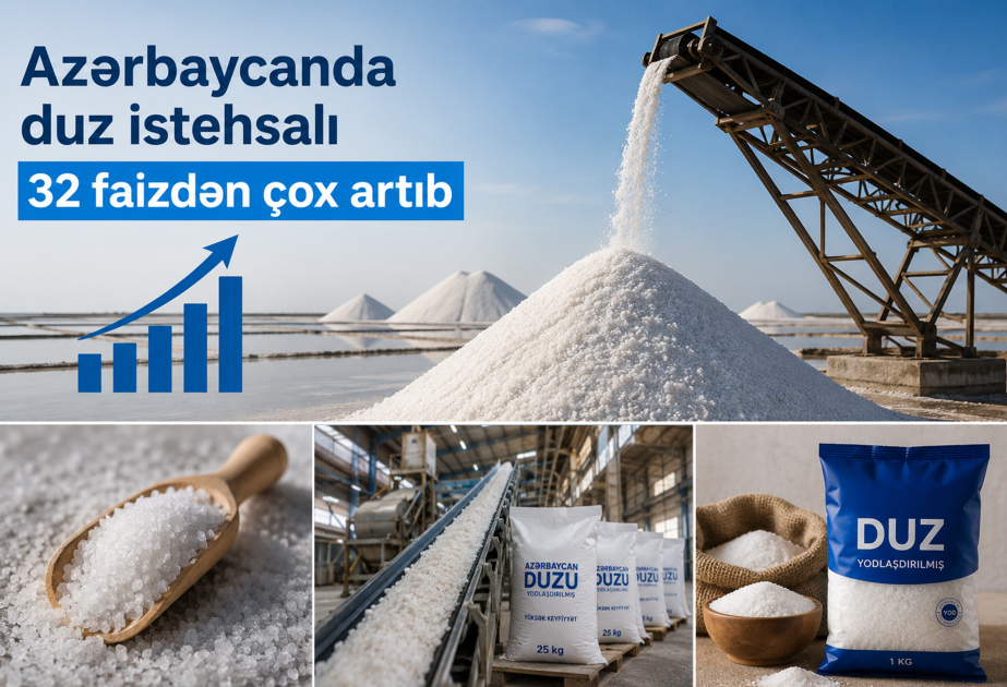 La producción de sal en Azerbaiyán aumentó más del 32 %