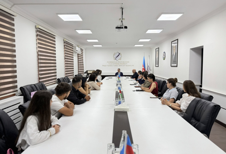 Peşə təhsili məzunlarına beynəlxalq sertifikatlar təqdim olunub