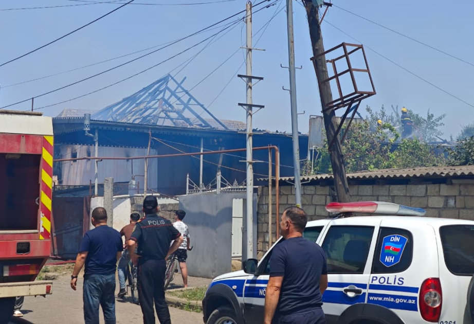 Cəlilabadda evdə yanğın baş verib