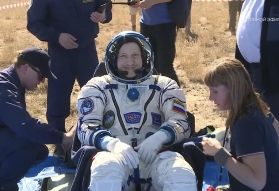 Qazaxıstanda “Soyuz MS-28” gəmisinin beynəlxalq ekipajı Yerə qayıdıb
