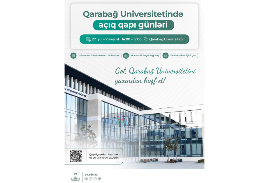 Qarabağ Universitetində “Açıq qapı” günləri