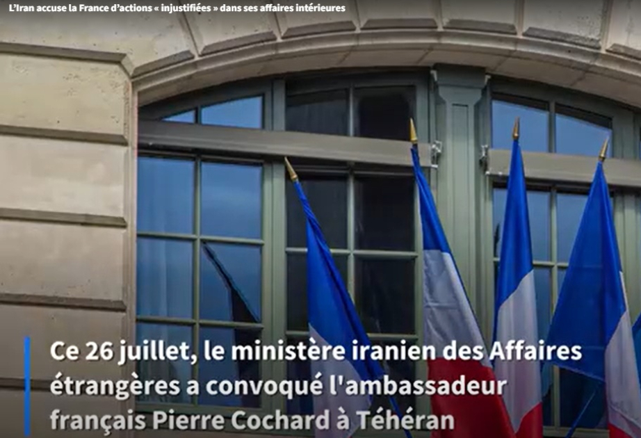 Fransa İranın daxili işlərinə müdaxilədə ittiham edilir: Səfir XİN-ə çağırılıb