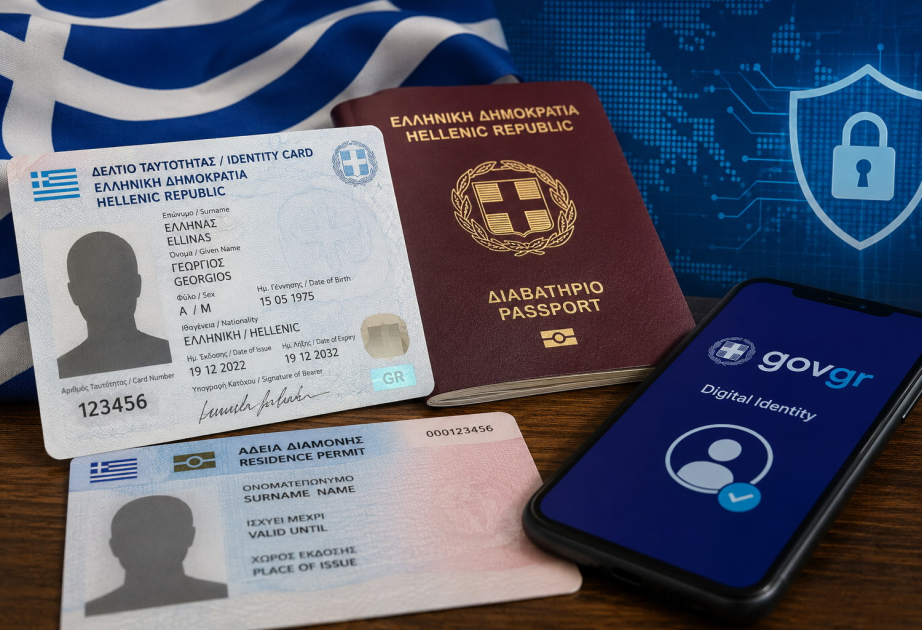 Yunanıstan yeni rəqəmsal identifikasiya sistemi üçün dəyəri 515 milyon avrodan çox olan layihəyə başlayıb