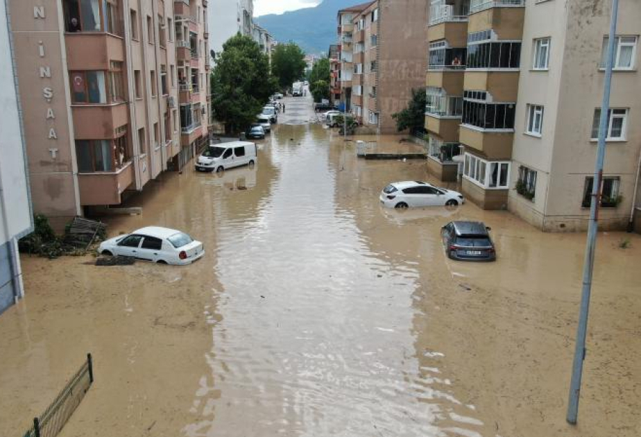 Türkiyənin şimalında daşqından zərərçəkmişlərə yardım göstərilir