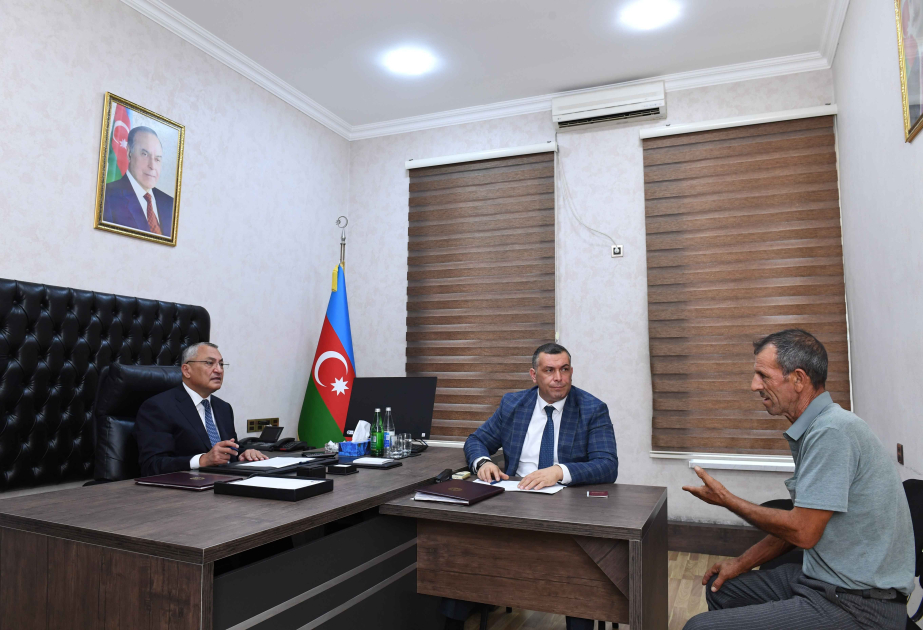 Keçmiş məcburi köçkünlərin müraciətləri dinlənilib