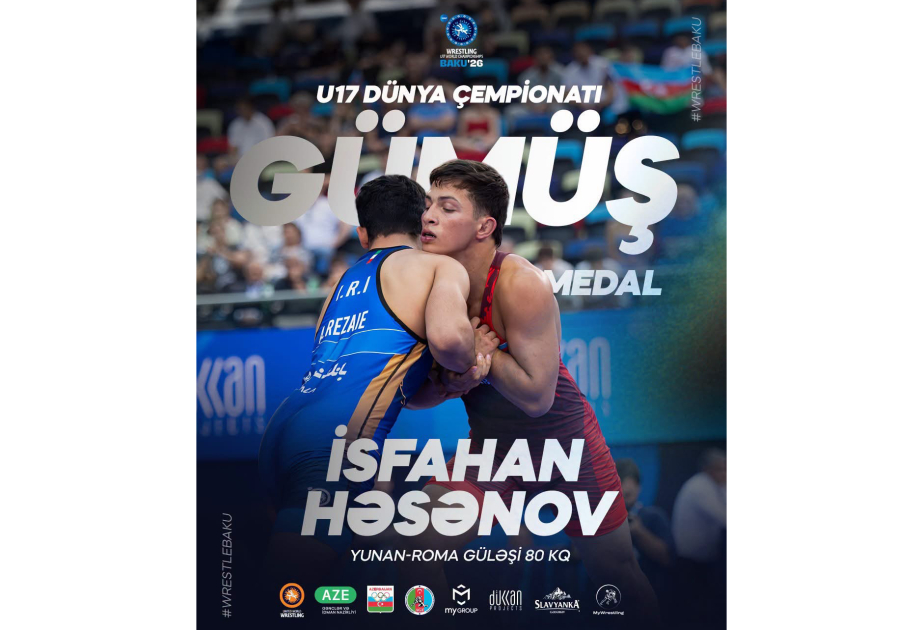 Un lutteur gréco-romain azerbaïdjanais remporte la médaille d'argent aux championnats du monde U-17