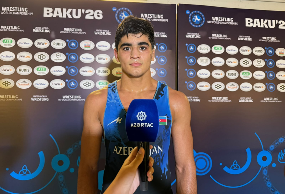 Bürünc medal qazanan Azərbaycan güləşçisi: Bu bəxt məsələsi deyil, çəkilən əziyyətin nəticəsidir