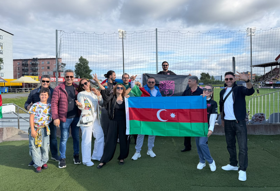 Finlandiyada yaşayan azərbaycanlılar “Sabah” komandasına dəstək olublar