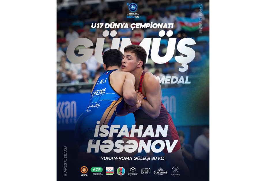 Ringer-U17-WM: Isfahan Hasanov gewinnt Silber