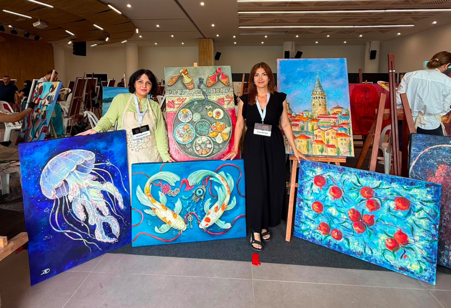 Artistas de Arts Council Azerbaijan participan en un seminario creativo internacional en Türkiye