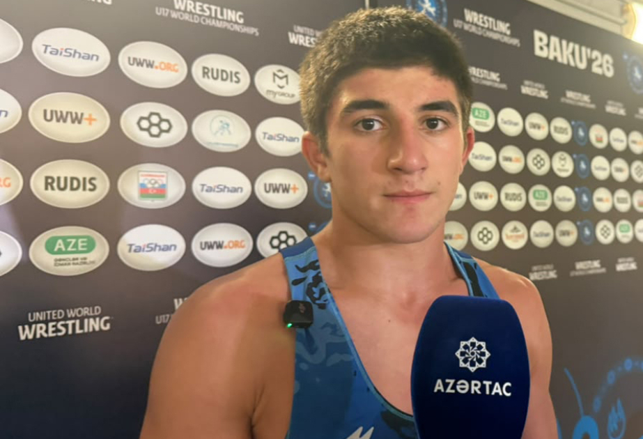 Bürünc medal qazanan güləşçi: Ümid edirəm ki, bu, son deyil