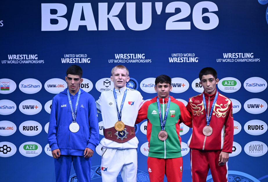 Aserbaidschans Greco-Ringer schließen U17-WM mit sechs Medaillen ab