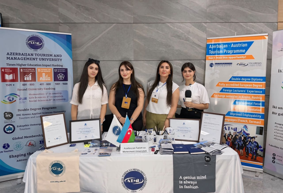 Turizm və Menecment Universiteti ali təhsil müəssisələrinin sərgisində təmsil olunur