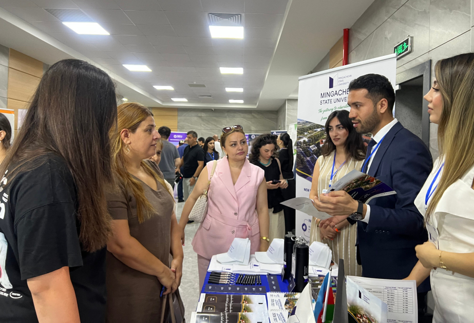 Mingəçevir Dövlət Universiteti ali təhsil müəssisələrinin sərgisində təmsil olunur