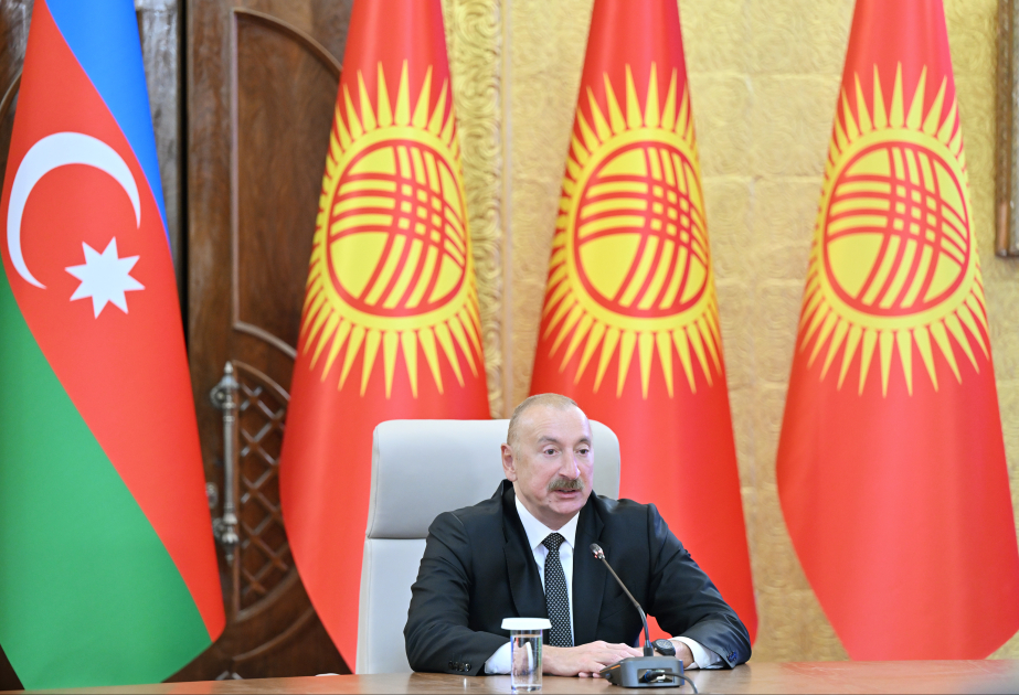 President Ilham Aliyev thanked Kyrgyzstan for assistance in the restoration of Garabagh