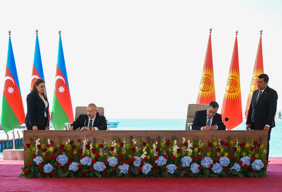 Azerbaijan and Kyrgyzstan exchanged the documents signed VIDEO