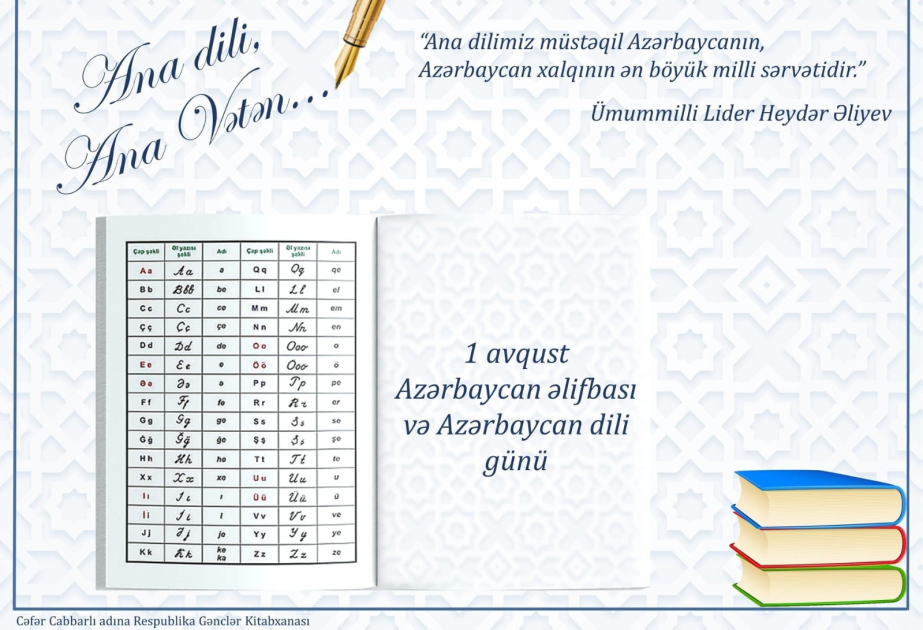 Kitabxana əməkdaşları Azərbaycan Dili Günü münasibətilə silsilə materiallar hazırlayıblar