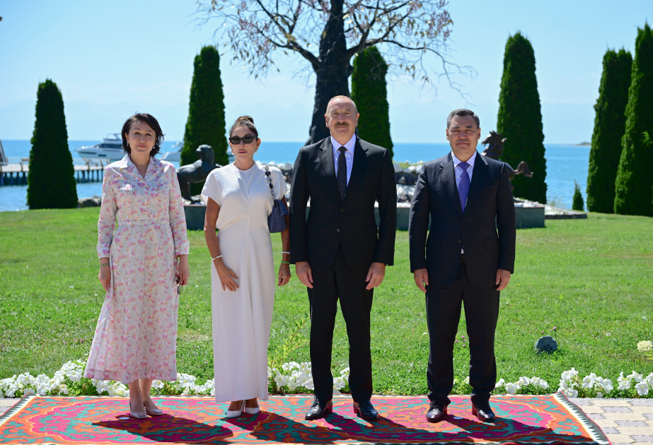 State banquet held in honor of President Ilham Aliyev and First Lady Mehriban Aliyeva in Cholpon-Ata VIDEO