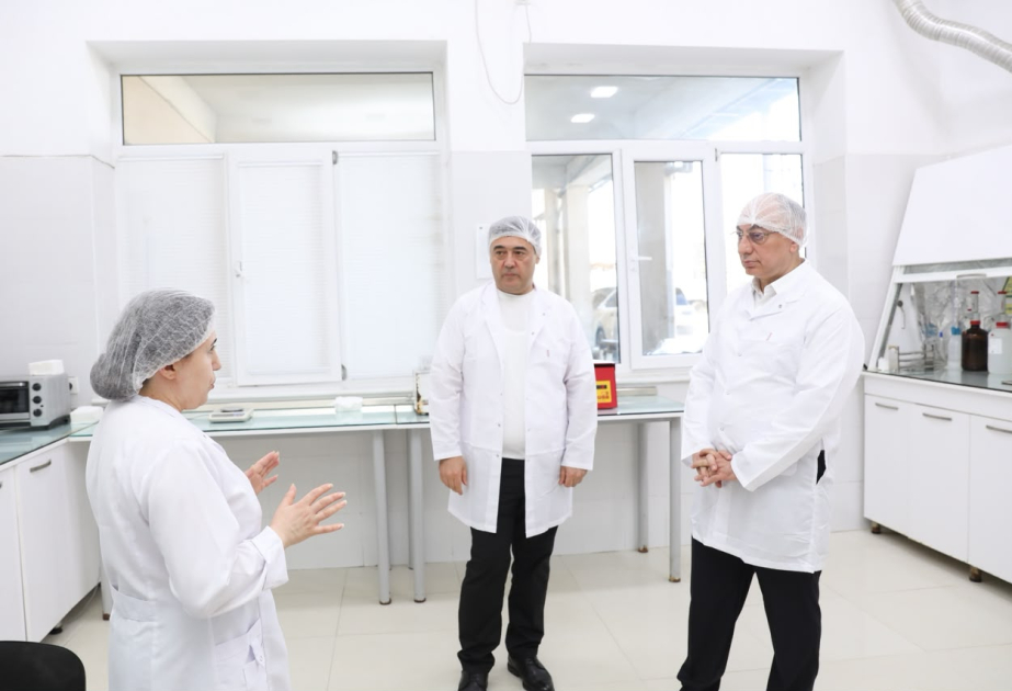 AQTA-nın sədri süd emalı müəssisəsinin fəaliyyəti ilə tanış olub