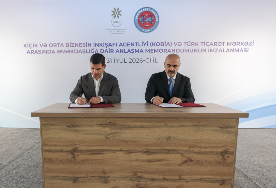 Azerbaijan’s Small and Medium Business Development Agency, Turkish Trade Center ink MoU to strengthen cooperation