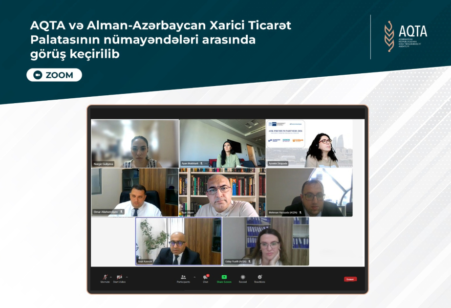 AQTA və Alman-Azərbaycan Xarici Ticarət Palatası arasında əməkdaşlıq genişləndirilir
