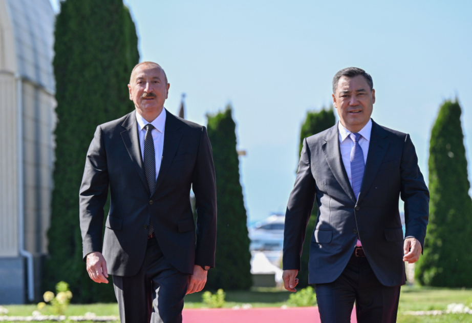 President Ilham Aliyev's social media accounts shared video about his visit to Kyrgyzstan VIDEO