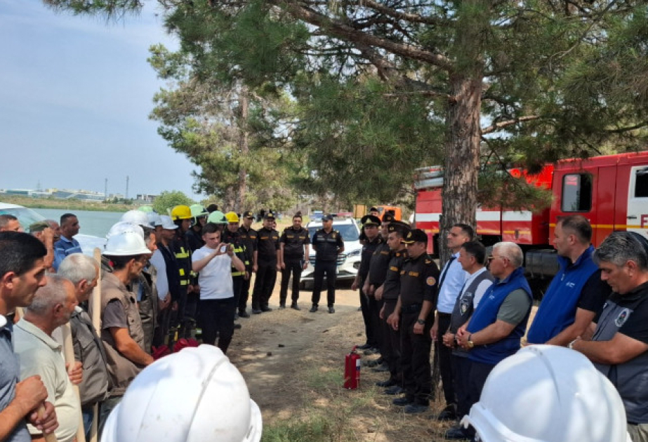 Yanğın təhlükəsizliyinə dair maarifləndirmə tədbirləri keçirilib