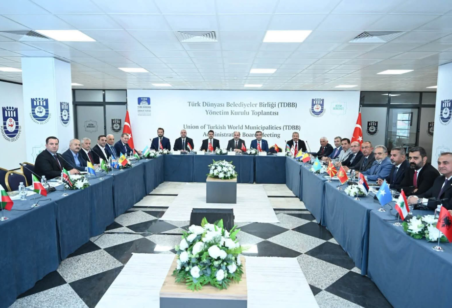 Azərbaycan nümayəndələri Türk Dünyası Bələdiyyələr Birliyinin İdarə Heyətinin növbəti iclasında iştirak ediblər