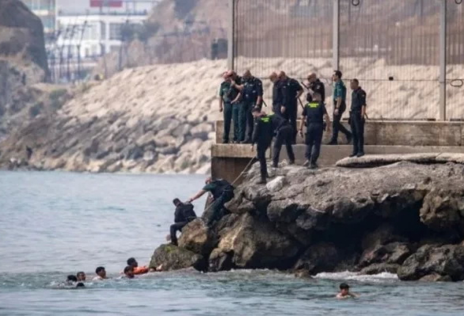 Los cuerpos de 14 migrantes fallecidos cerca de Ceuta fueron trasladados al depósito forense de Tetuán