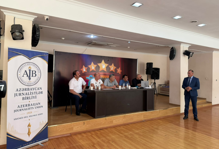 Media nümayəndələri peşəkar jurnalistikanın gələcəyi ilə bağlı Mingəçevirdə bir araya gəliblər