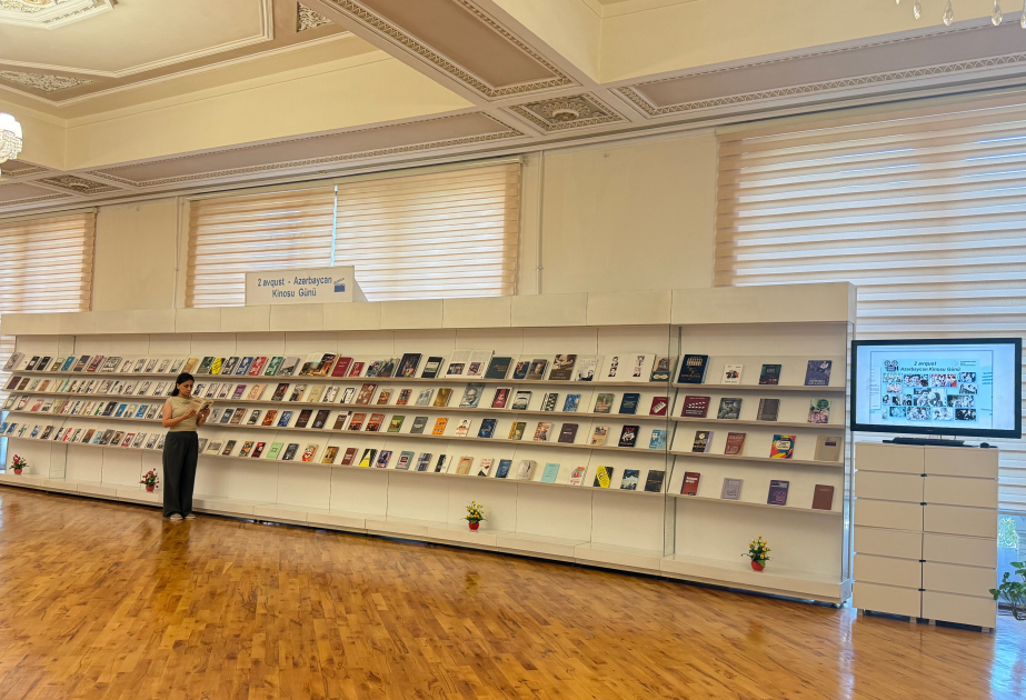 Milli Kitabxanada Azərbaycan Kinosu Günü ilə bağlı virtual kitab sərgisi təqdim olunub