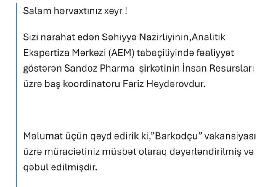 AEM vətəndaşları aldatmağa yönəlmiş saxta məlumatlar və sənədlər barədə xəbərdarlıq yayıb