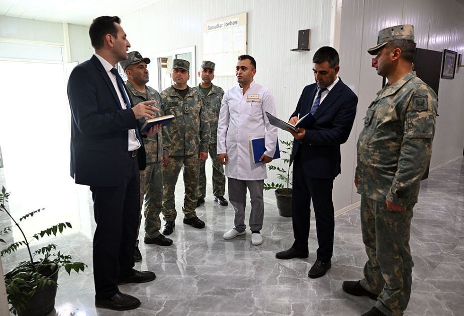 Ombudsman Aparatının nümayəndələri hərbi hissədə olublar