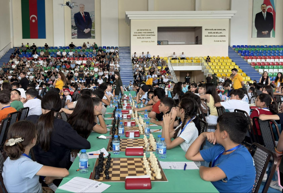 Qusarda 16 yaşadək yeniyetmələrin Respublika Şahmat Olimpiadası keçirilir