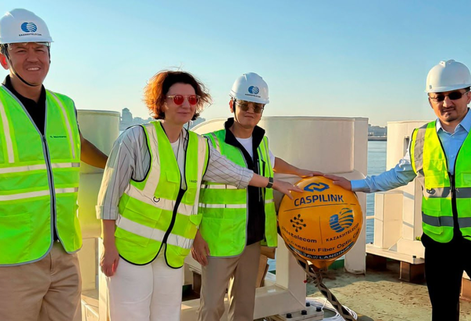 La principal fase de construcción de la línea de comunicación por fibra óptica Transcaspiana ha concluido