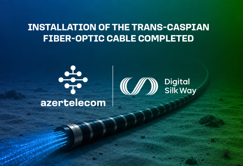 Installation of Trans-Caspian fiber-optic cable on seabed of Caspian Sea completed