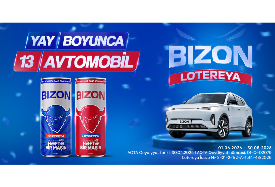 ®  “Bizon” lotereyasında daha 4 avtomobil sahibini tapıb