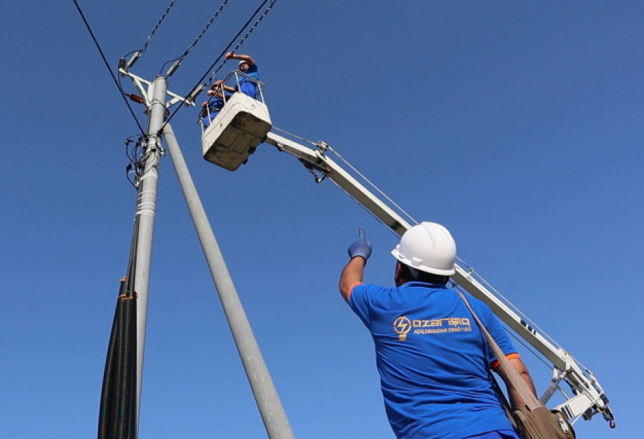 Xocalı və Xocavəndin bir sıra kənd və qəsəbələrinin elektrik şəbəkəsi yenidən qurulur