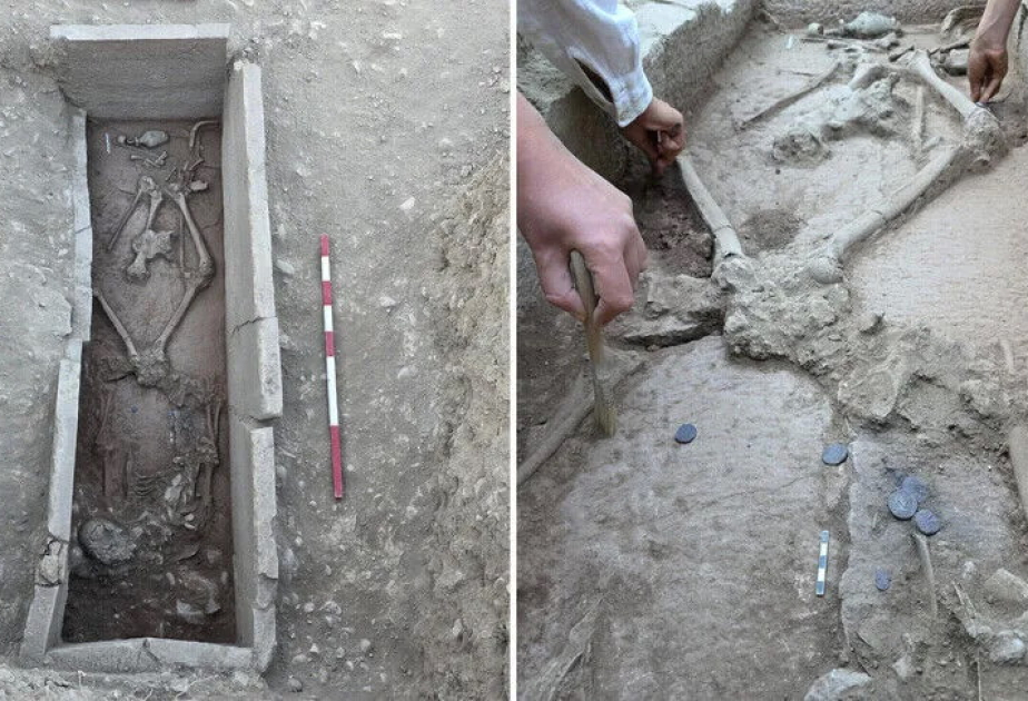 Türkiyədəki qədim Aspendos şəhərində təqribən 2400 yaşı olan güləşçinin məzarı tapılıb