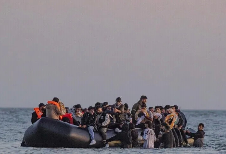 Small boat carrying record 230 migrants crosses English Channel to UK