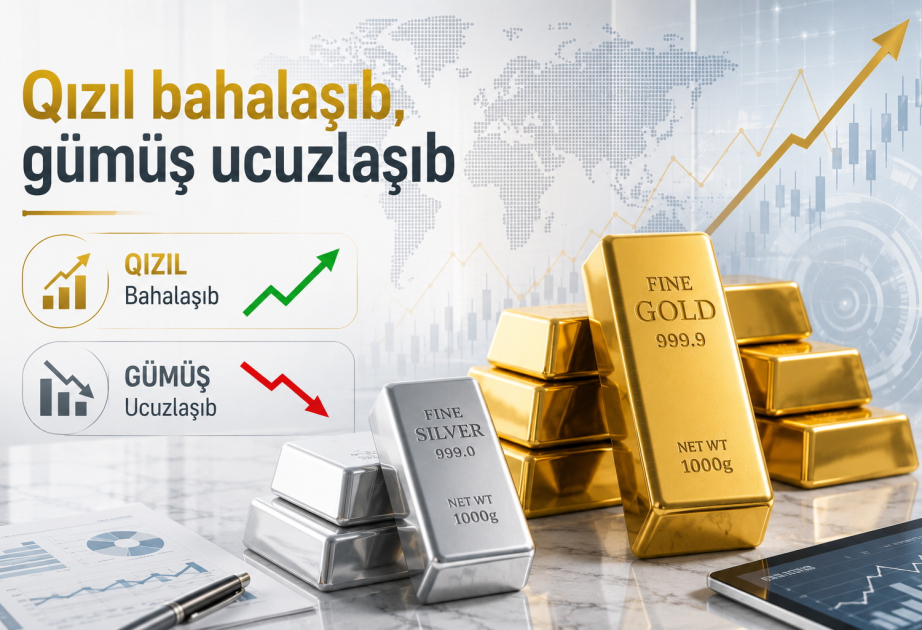 Birjalarda qızıl və gümüş qiymətləri VİDEO