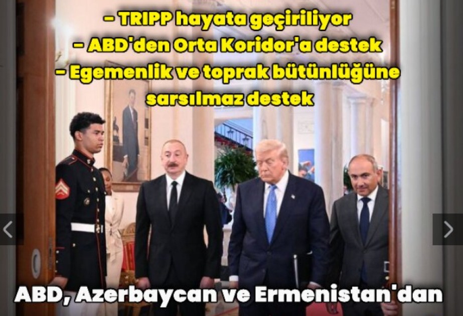 Совместное заявление США, Армении и Азербайджана в центре внимания турецких медиа
