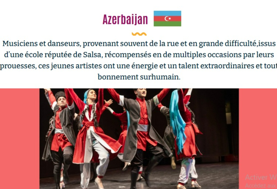 “Ritm” rəqs qrupu Azərbaycanı Fransada beynəlxalq folklor festivalında təmsil edir
