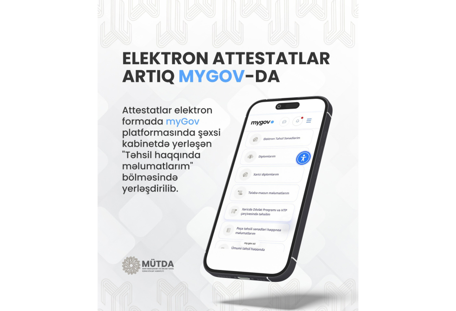 Ümumi təhsil müəssisələrinin məzunlarına elektron attestatlar təqdim olunur