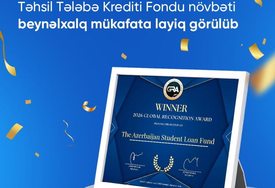 Təhsil Tələbə Krediti Fondu növbəti beynəlxalq mükafata layiq görülüb