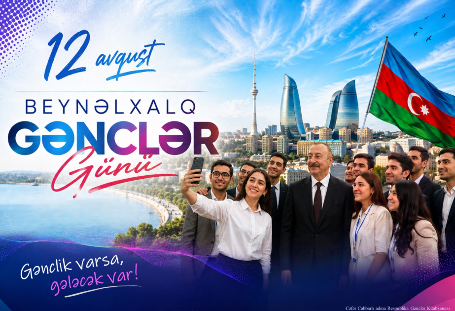 Respublika Gənclər Kitabxanasında Beynəlxalq Gənclər Gününə həsr olunmuş material hazırlanıb