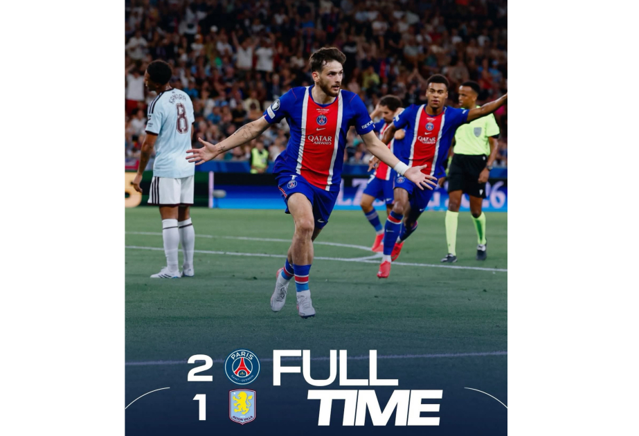 PSJ ardıcıl 2-ci dəfə UEFA Superkubokunun qalibi olub