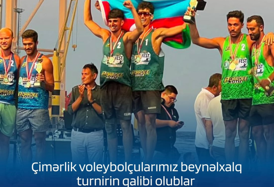 Azerbaiyán gana un torneo internacional de voleibol de playa