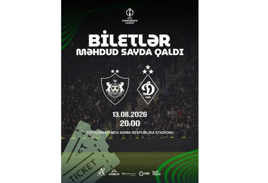 “Qarabağ” – “Dinamo” oyununa məhdud sayda bilet qalıb