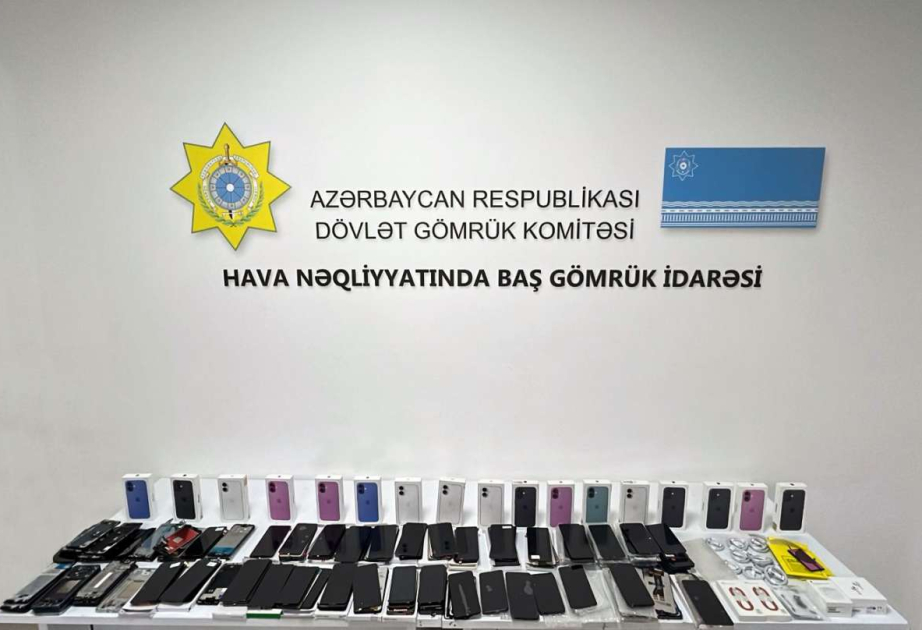 Gömrük orqanına bəyan edilməyən 17 ədəd mobil telefon aşkarlanıb